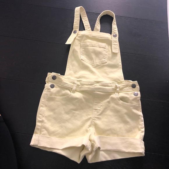 Cute light yellow overalls - Picture 1 of 5